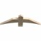 Ekena Millwork Bellingham Rough Sawn Timber Gable Bracket, Douglas Fir, 36"W x 10"H x 2"D x 4"F, 7/12 Pitch GBW036X10X0204BEL00RDF - alternate 3